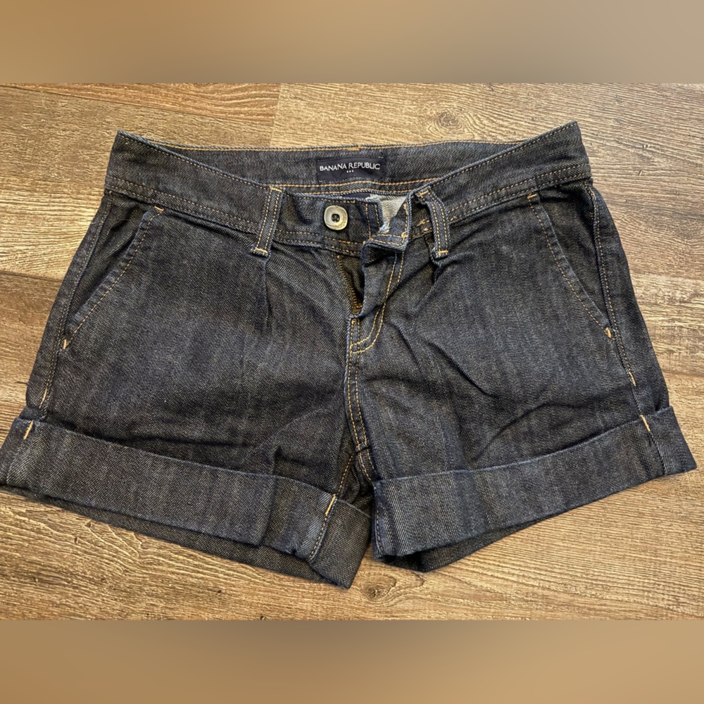 Banana Republic Dark Blue Jean Shorts